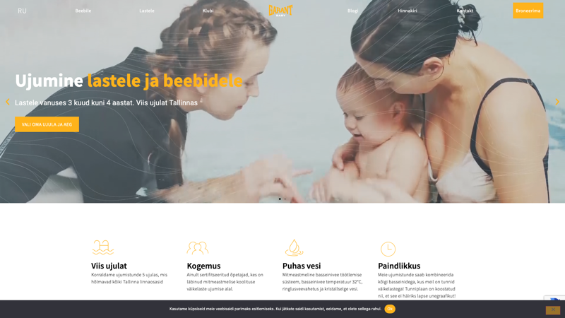 Garantbaby.ee — Бронирование услуг и реклама · Эстония